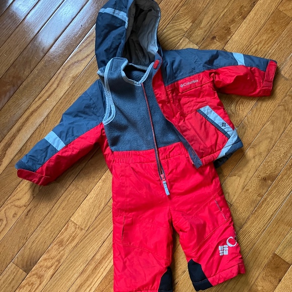 Columbia Bugaboo two piece snow suit 18m GUC - Picture 1 of 8